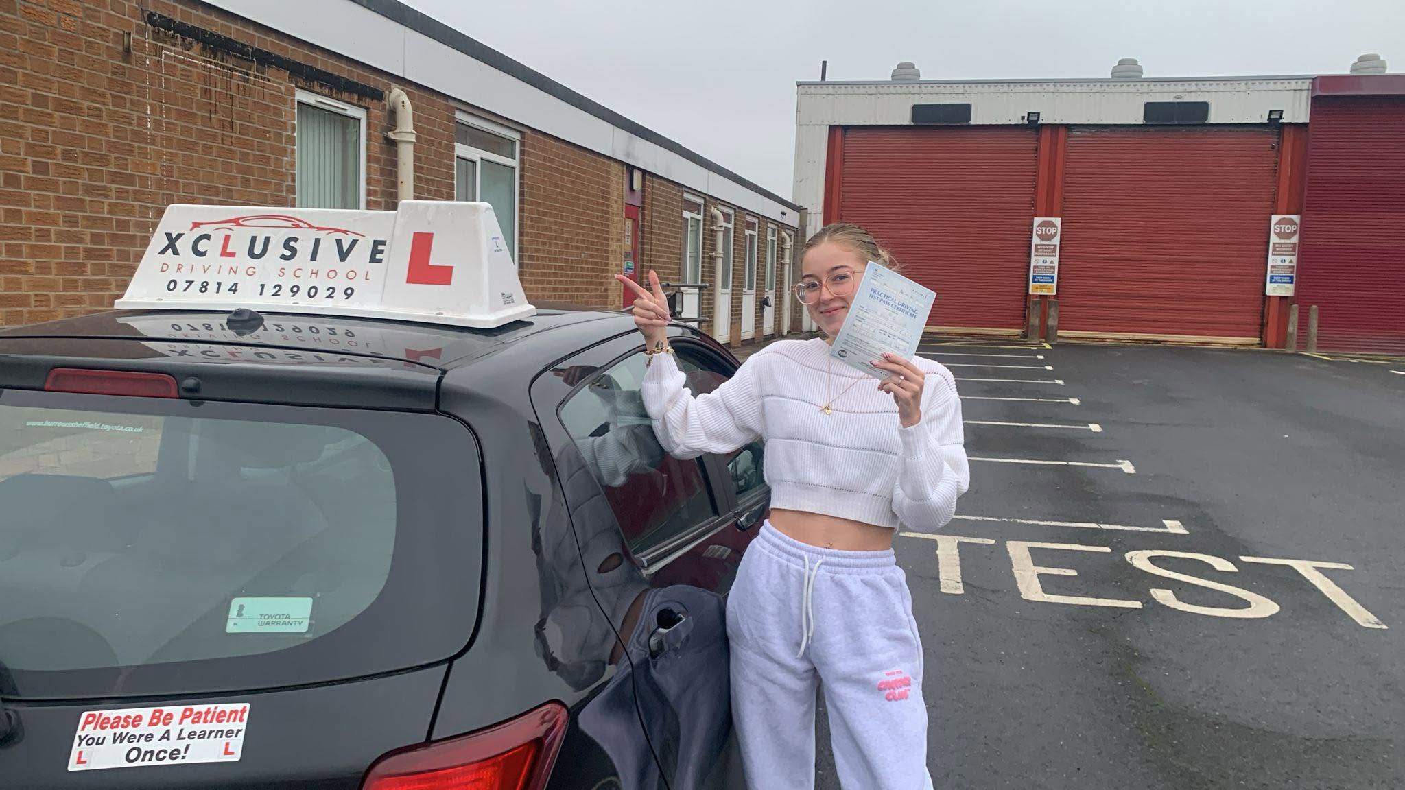Xclusive Driving School learner pass 16