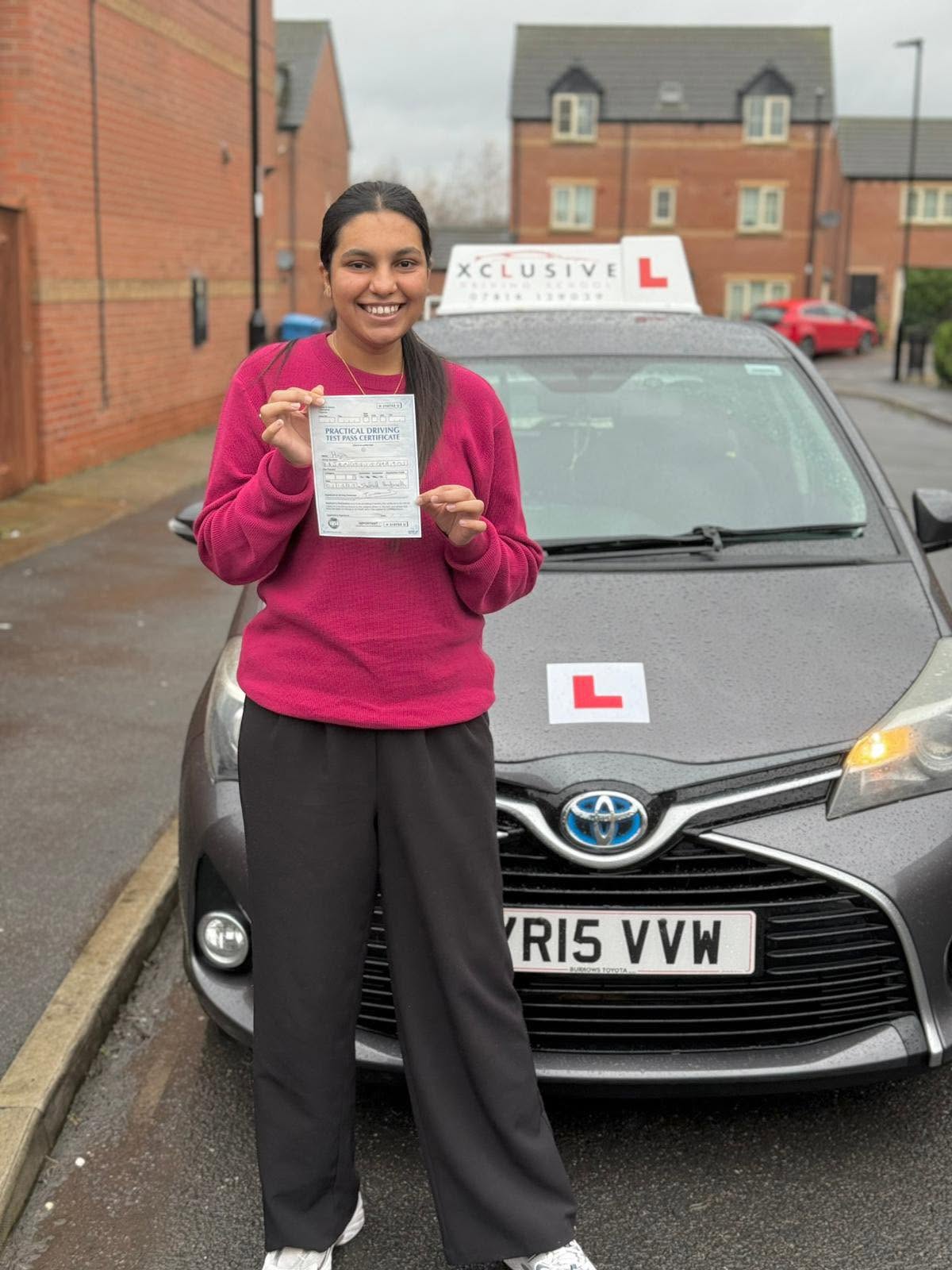 Xclusive Driving School learner pass 24