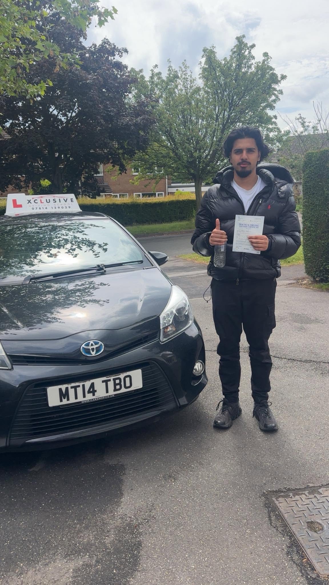 Xclusive Driving School learner pass 4